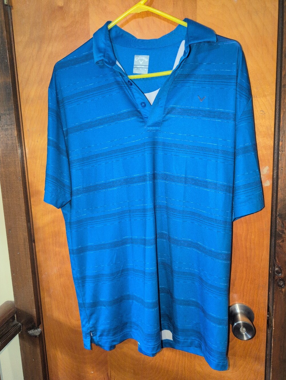 Callaway Mens Medium Opti Dri Short Sleeve Golf Polo
